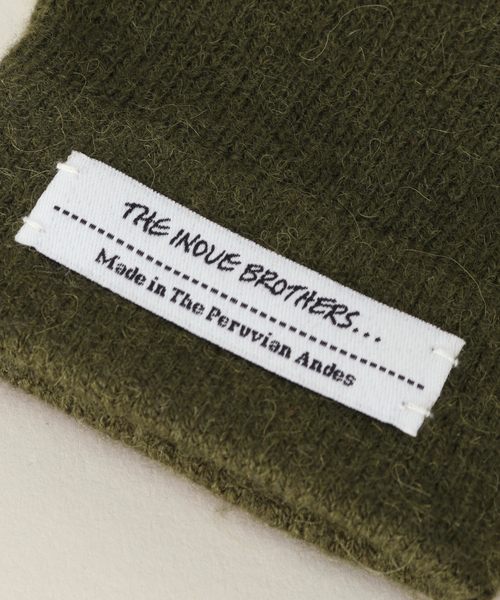 THE INOUE BROTHERS アルパカグローブ THE INOUE BROTHERS NAVY BLUE ALPACA WOOL TECH FRIENDLY