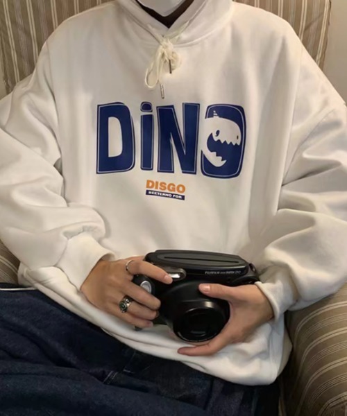 MGV（エムジーヴィー）の「シャークロゴビッグパーカー（パーカー・メンズ・ホワイト/ブルー/ブラック/グレー・LARGE/X-LARGE/MEDIUM）」の2枚目の写真