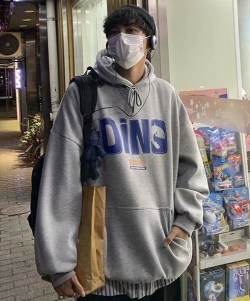 MGV（エムジーヴィー）の「シャークロゴビッグパーカー（パーカー・メンズ・ホワイト/ブルー/ブラック/グレー・LARGE/X-LARGE/MEDIUM）」の13枚目の写真