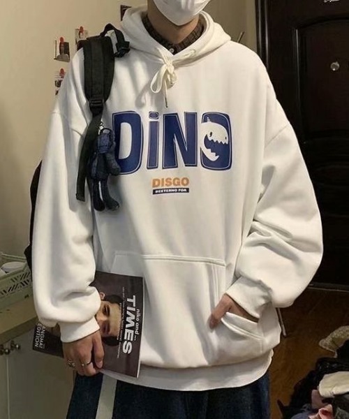 MGV（エムジーヴィー）の「シャークロゴビッグパーカー（パーカー・メンズ・ホワイト/ブルー/ブラック/グレー・LARGE/X-LARGE/MEDIUM）」の5枚目の写真