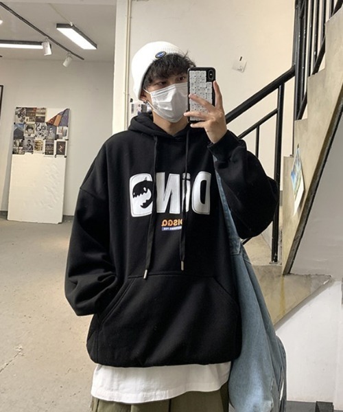 MGV（エムジーヴィー）の「シャークロゴビッグパーカー（パーカー・メンズ・ホワイト/ブルー/ブラック/グレー・LARGE/X-LARGE/MEDIUM）」の10枚目の写真