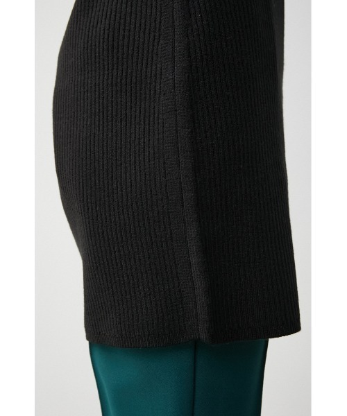 AZUL by moussy（アズールバイマウジー）の「LAYERD SET KNIT TUNIC/レイヤードセットニットチュニック（チュニック・レディース・ダークオレンジ/グレー/ブラック・FREE）」の12枚目の写真