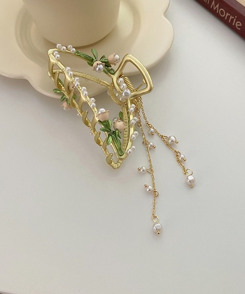 Jasmine Grandiflorum（ジャスミングランディフローラム）の「【Jasmine】お花のガーデンヘアクリップ（バレッタ/ヘアクリップ・レディース・その他7/その他9/その他6/その他8/その他1/その他2/その他3/その他5/その他11・7/9/6/8/1/2/3/5/11）」の3枚目の写真