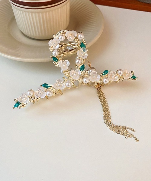 Jasmine Grandiflorum（ジャスミングランディフローラム）の「【Jasmine】お花のガーデンヘアクリップ（バレッタ/ヘアクリップ・レディース・その他7/その他9/その他6/その他8/その他1/その他2/その他3/その他5/その他11・7/9/6/8/1/2/3/5/11）」の8枚目の写真