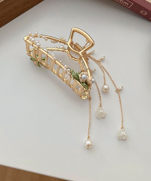 Jasmine Grandiflorum（ジャスミングランディフローラム）の「【Jasmine】お花のガーデンヘアクリップ（バレッタ/ヘアクリップ・レディース・その他7/その他9/その他6/その他8/その他1/その他2/その他3/その他5/その他11・7/9/6/8/1/2/3/5/11）」の9枚目の写真