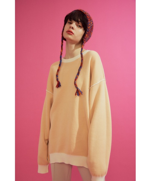 SLY（スライ）の「HW PATCH PK C/P FLARE PT ハイウエスト パッチポケット センタープレス フレアパンツ セットアップ可能（スラックス・レディース・レッド/ブラック/アイボリー・1/2）」の10枚目の写真