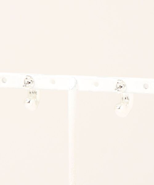 ADAM ET ROPE'(アダムエロペ)の「【LES BIJOUX】ニュアンスフープピアス(ピアス(両耳用)・レディース・シルバー/ゴールド・FREE)」の3枚目の写真