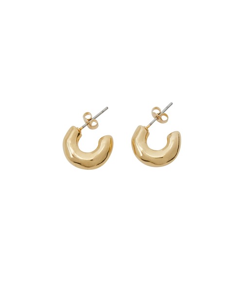 ADAM ET ROPE'(アダムエロペ)の「【LES BIJOUX】ニュアンスフープピアス(ピアス(両耳用)・レディース・シルバー/ゴールド・FREE)」の7枚目の写真