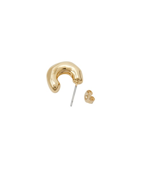 ADAM ET ROPE'(アダムエロペ)の「【LES BIJOUX】ニュアンスフープピアス(ピアス(両耳用)・レディース・シルバー/ゴールド・FREE)」の5枚目の写真