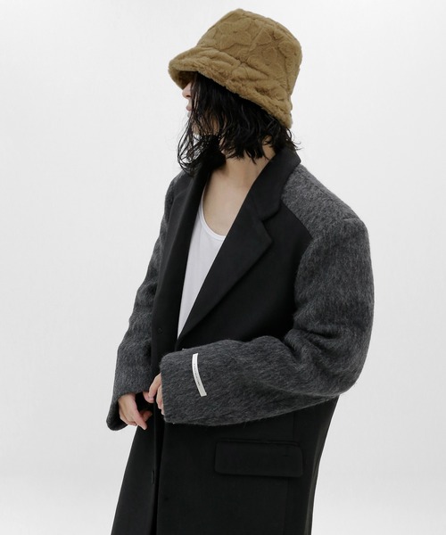 minsobi（ミンソビ）の「フェイクファーバケットハット（ハット・レディース・ブラック/ベージュ・FREE）」の9枚目の写真