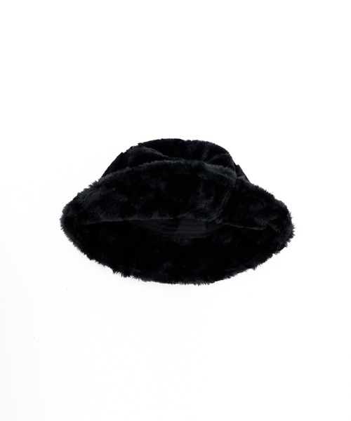 minsobi（ミンソビ）の「フェイクファーバケットハット（ハット・レディース・ブラック/ベージュ・FREE）」の11枚目の写真