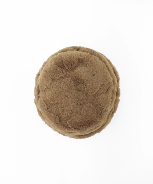 minsobi（ミンソビ）の「フェイクファーバケットハット（ハット・レディース・ブラック/ベージュ・FREE）」の8枚目の写真