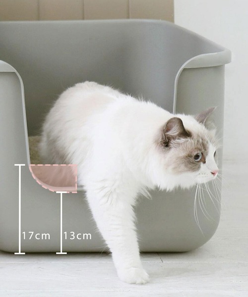 インテリア猫トイレ専用 +4cm 入口パッド［インテリア猫トイレ