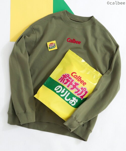 BREEZE（ブリーズ）の「Calbeeコラボ　ポテトチップストレーナー（大人）（スウェット・レディース・オレンジ/カーキ/ブラック・LARGE/MEDIUM）」の3枚目の写真