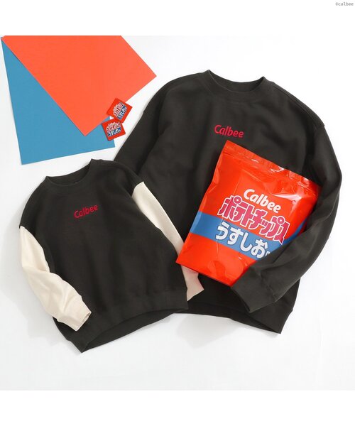 BREEZE（ブリーズ）の「Calbeeコラボ　ポテトチップストレーナー（大人）（スウェット・レディース・オレンジ/カーキ/ブラック・LARGE/MEDIUM）」の5枚目の写真