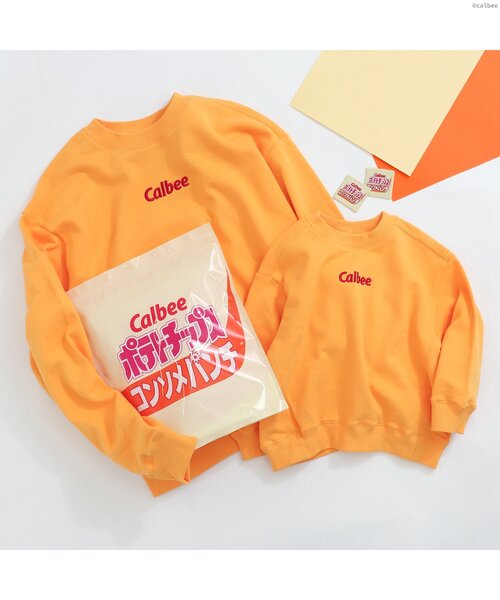 BREEZE（ブリーズ）の「Calbeeコラボ　ポテトチップストレーナー（大人）（スウェット・レディース・オレンジ/カーキ/ブラック・LARGE/MEDIUM）」の7枚目の写真
