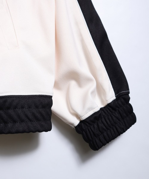 VISION STREET WEAR(ヴィジョンストリートウェア)の「【VISION STREET WEAR】セットアップ対応 ビッグシルエット スケータージャージ / トラックジャケット(ジャージ・レディース・ブラック/アイボリー/パープル/イエロー・MEDIUM/LARGE/X-LARGE)」の18枚目の写真