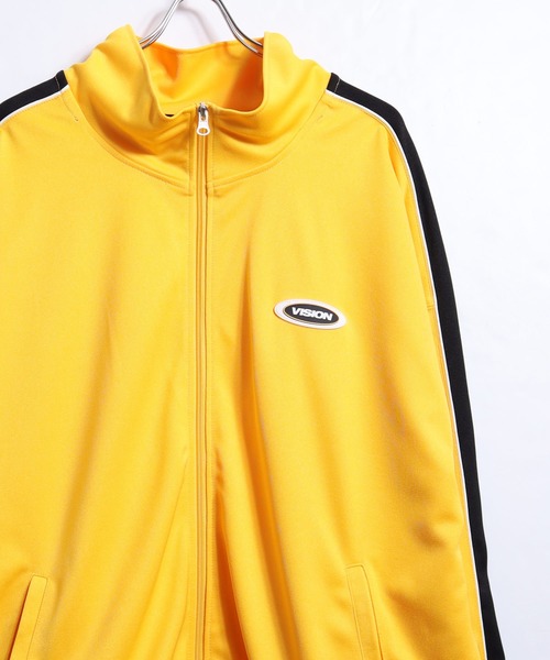 VISION STREET WEAR(ヴィジョンストリートウェア)の「【VISION STREET WEAR】セットアップ対応 ビッグシルエット スケータージャージ / トラックジャケット(ジャージ・レディース・ブラック/アイボリー/パープル/イエロー・MEDIUM/LARGE/X-LARGE)」の12枚目の写真