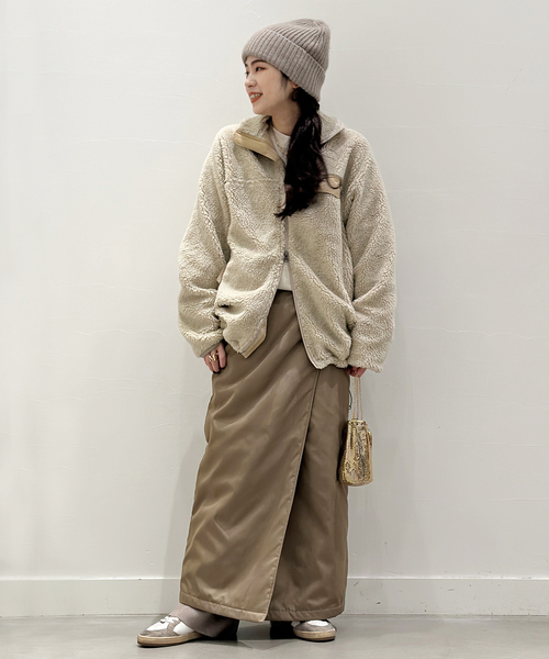 AP STUDIO（エーピーストゥディオ）の「コットンカシミヤスウェット（スウェット・レディース・ホワイト/チャコールグレー/ベージュ・FREE）」の9枚目の写真