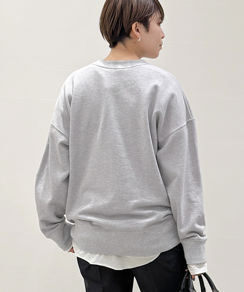 AP STUDIO（エーピーストゥディオ）の「コットンカシミヤスウェット（スウェット・レディース・ホワイト/チャコールグレー/ベージュ・FREE）」の17枚目の写真