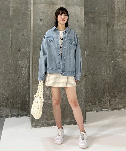 EPIMI E'PIMMY(エピミエピミー)の「〈ユニセックス〉オーバーデニムジャケット(デニムジャケット・レディース・ネイビー/ブルー/グレー/ブラック・MEDIUM)」の16枚目の写真