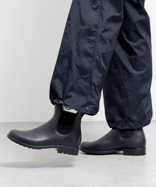 AAA+(サンエープラス)の「防水設計 サイドゴアレインブーツ(レインシューズ・メンズ・ダークブラウン/ブラック・LL/M/L)」の7枚目の写真