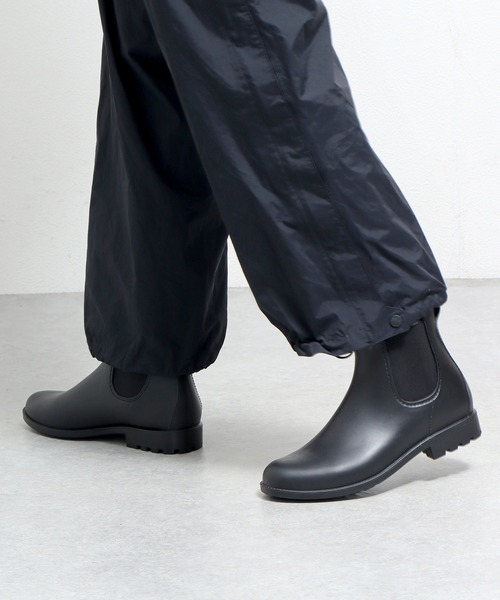 AAA+(サンエープラス)の「防水設計 サイドゴアレインブーツ(レインシューズ・メンズ・ダークブラウン/ブラック・LL/M/L)」の6枚目の写真