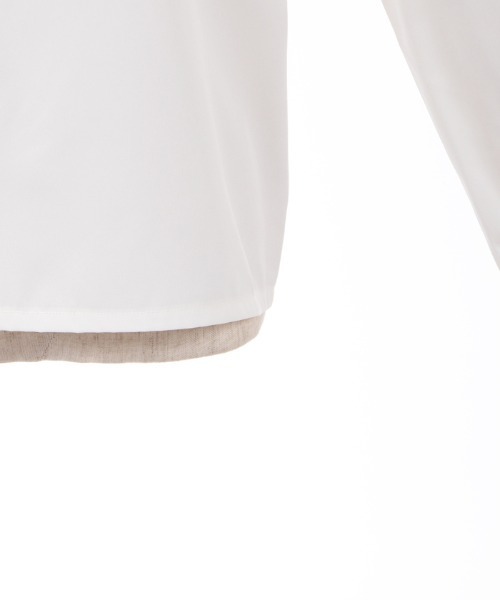 axes femme(アクシーズファム)の「薔薇刺繍ハイネックブラウス(シャツ/ブラウス・レディース・ブラック/キナリ/ピンク・LARGE/MEDIUM)」の12枚目の写真