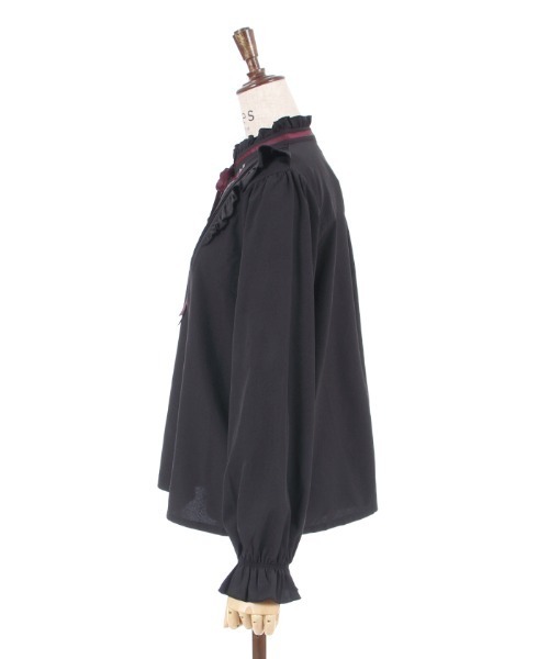 axes femme(アクシーズファム)の「薔薇刺繍ハイネックブラウス(シャツ/ブラウス・レディース・ブラック/キナリ/ピンク・LARGE/MEDIUM)」の19枚目の写真