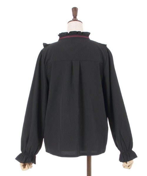 axes femme(アクシーズファム)の「薔薇刺繍ハイネックブラウス(シャツ/ブラウス・レディース・ブラック/キナリ/ピンク・LARGE/MEDIUM)」の20枚目の写真