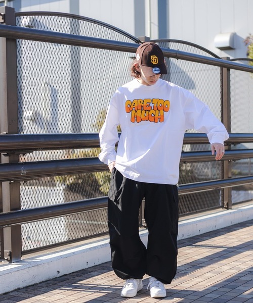 WEGO（ウィゴー）の「WEGO/ヘビーウエイト サガラグラフィックロンT（Tシャツ/カットソー・メンズ・グレー/ブラック/ホワイト/ブルー・LARGE/MEDIUM）」の15枚目の写真