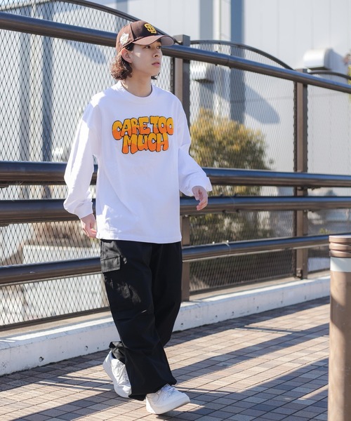 WEGO（ウィゴー）の「WEGO/ヘビーウエイト サガラグラフィックロンT（Tシャツ/カットソー・メンズ・グレー/ブラック/ホワイト/ブルー・LARGE/MEDIUM）」の17枚目の写真