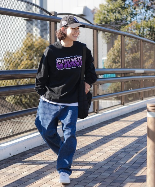 WEGO（ウィゴー）の「WEGO/ヘビーウエイト サガラグラフィックロンT（Tシャツ/カットソー・メンズ・グレー/ブラック/ホワイト/ブルー・LARGE/MEDIUM）」の11枚目の写真