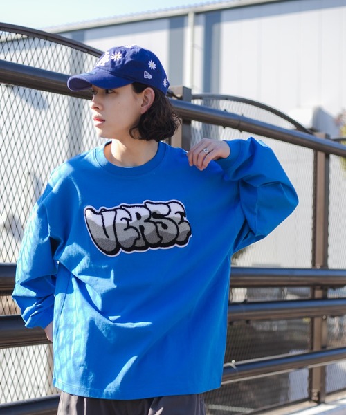 WEGO（ウィゴー）の「WEGO/ヘビーウエイト サガラグラフィックロンT（Tシャツ/カットソー・メンズ・グレー/ブラック/ホワイト/ブルー・LARGE/MEDIUM）」の14枚目の写真