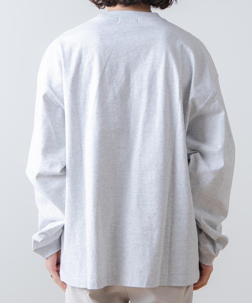 WEGO（ウィゴー）の「WEGO/ヘビーウエイト サガラグラフィックロンT（Tシャツ/カットソー・メンズ・グレー/ブラック/ホワイト/ブルー・LARGE/MEDIUM）」の8枚目の写真