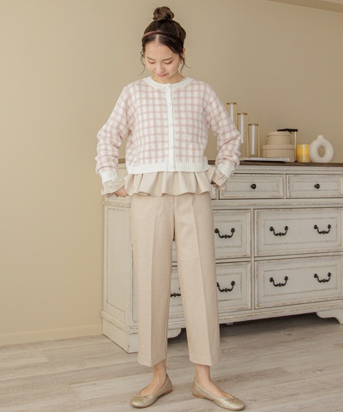 flower(フラワー)の「ウォーミースマートパンツ(その他パンツ・レディース・グレー/アイボリー・FREE)」の13枚目の写真