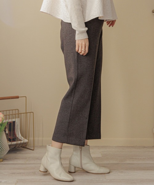 flower(フラワー)の「ウォーミースマートパンツ(その他パンツ・レディース・グレー/アイボリー・FREE)」の3枚目の写真