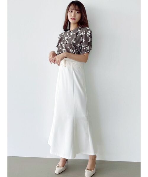 RESEXXY（リゼクシー）の「バックルマーメイドスカート【セットアップ着用可能】（スカート・レディース・ホワイト/ベージュ/その他1・FREE）」の16枚目の写真