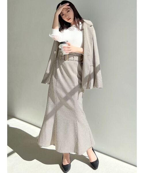 RESEXXY（リゼクシー）の「バックルマーメイドスカート【セットアップ着用可能】（スカート・レディース・ホワイト/ベージュ/その他1・FREE）」の20枚目の写真