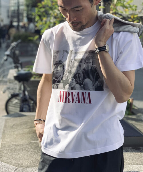 GOOD ROCK SPEED（グッドロックスピード）の「【Good Rock Speed/グッドロックスピード】NIRVANA 別注プリントＴシャツ（Tシャツ/カットソー・メンズ・ホワイト系その他3/ホワイト系その他/ホワイト系その他2・L/S/M）」の7枚目の写真
