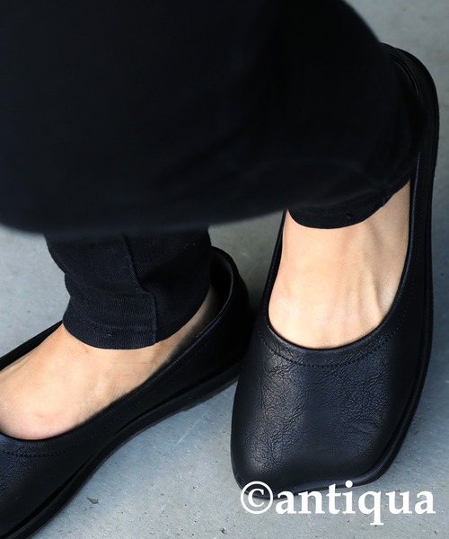 antiqua(アンティカ)の「変形オブリークトゥパンプス(パンプス・レディース・ブラック・S/M/L/LL)」の15枚目の写真