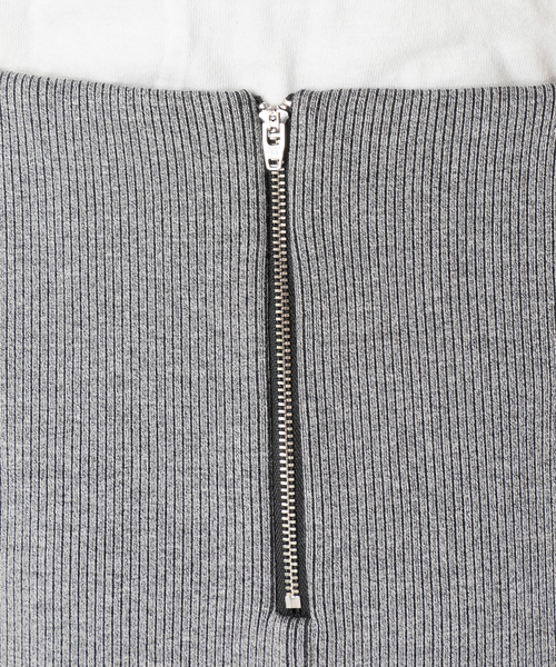 Spick & Span(スピックアンドスパン)の「針抜きダンボールミドルタイトスカート(スカート・レディース・チャコールグレー/ベージュ/サックスブルー/ピンク/グリーン・38/36)」の11枚目の写真