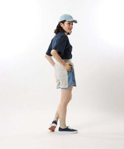 Champion(チャンピオン)の「【Champion/チャンピオン】レディース スウェットショーツ(スウェットパンツ・レディース・ヘザーグレー/グレイッシュブルー/ネイビー・MEDIUM/LARGE)」の8枚目の写真