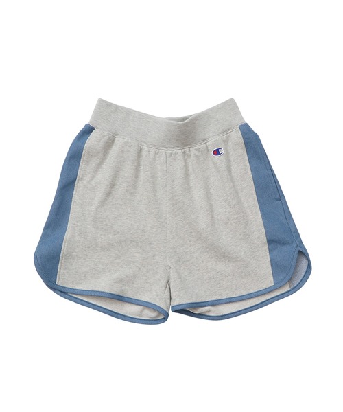 Champion(チャンピオン)の「【Champion/チャンピオン】レディース スウェットショーツ(スウェットパンツ・レディース・ヘザーグレー/グレイッシュブルー/ネイビー・MEDIUM/LARGE)」の9枚目の写真