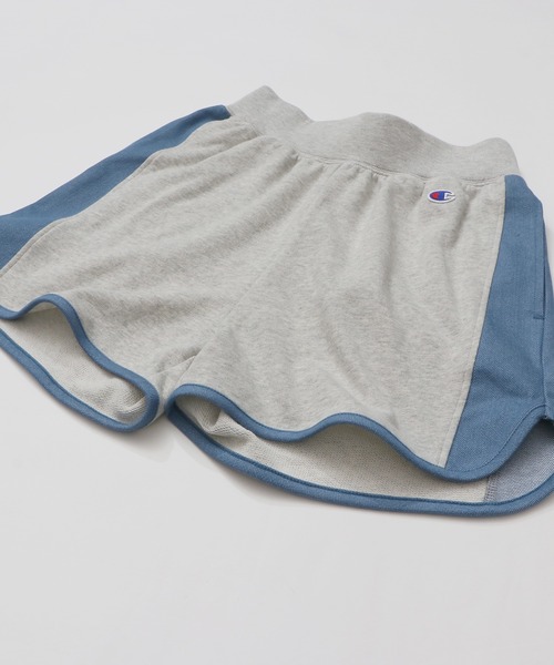 Champion(チャンピオン)の「【Champion/チャンピオン】レディース スウェットショーツ(スウェットパンツ・レディース・ヘザーグレー/グレイッシュブルー/ネイビー・MEDIUM/LARGE)」の10枚目の写真