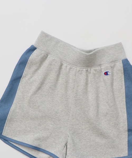 Champion(チャンピオン)の「【Champion/チャンピオン】レディース スウェットショーツ(スウェットパンツ・レディース・ヘザーグレー/グレイッシュブルー/ネイビー・MEDIUM/LARGE)」の11枚目の写真