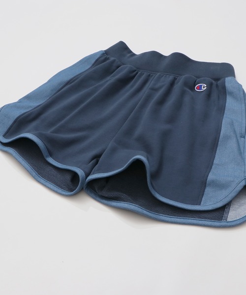 Champion(チャンピオン)の「【Champion/チャンピオン】レディース スウェットショーツ(スウェットパンツ・レディース・ヘザーグレー/グレイッシュブルー/ネイビー・MEDIUM/LARGE)」の13枚目の写真