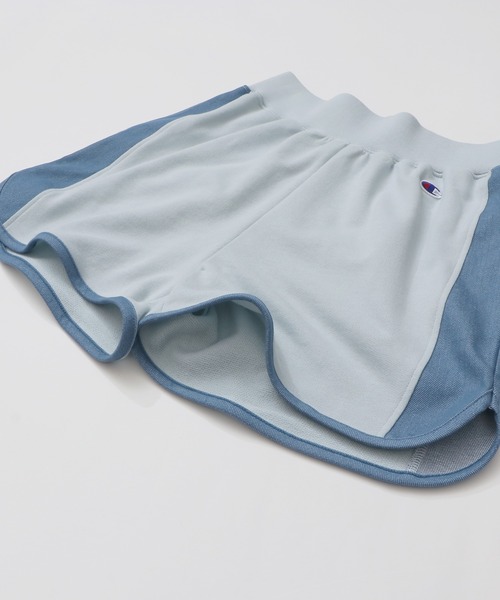 Champion(チャンピオン)の「【Champion/チャンピオン】レディース スウェットショーツ(スウェットパンツ・レディース・ヘザーグレー/グレイッシュブルー/ネイビー・MEDIUM/LARGE)」の16枚目の写真