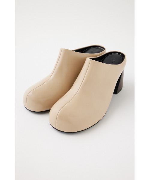 MOUSSY（マウジー）の「CHUNKY SOLE CLOG ミュール（パンプス・レディース・ベージュ/ブラック/グリーン・L/S/M/LARGE）」の6枚目の写真