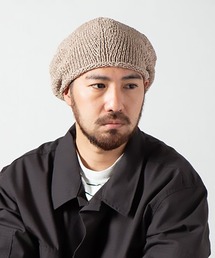 RACAL（ラカル）の「【Racal】Japanese paper Knit tam beret RL-22-1220（ハンチング/ベレー帽・メンズ）」